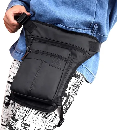 Miniatura 5 de Lona táctica militar cintura paquete bolsa al aire libre gota pierna bolsa cintura riñonera paquetes táctico pierna bolsa bolsa bolsa muslo bolsa