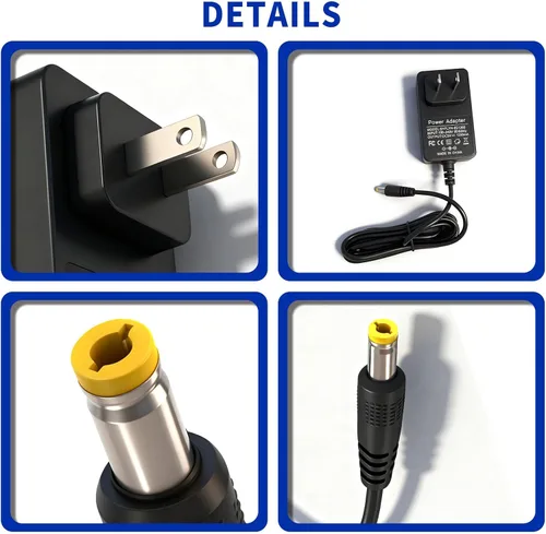 Miniatura 8 de Adaptador de corriente de 5 voltios y 1.2 amperios para Yealink Office Phone Fuente de alimentación Teléfonos compatibles - T53, T53W, T26P, T27