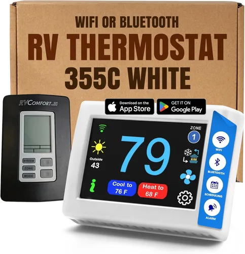 Miniatura 26 de MICRO-AIR EasyTouch - Termostato digital de repuesto para autocaravana, programable y confiable, habilitado para WiFi y Bluetooth, termostato