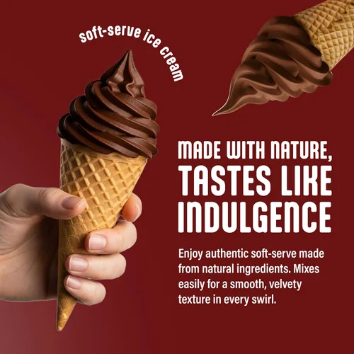 Miniatura 3 de Blentte Mezcla para Helado Suave en Polvo - Polvo Cremoso Natural para Heladera de Postres Congelados, Helado Casero, Gelato o Yogur - Mezcla