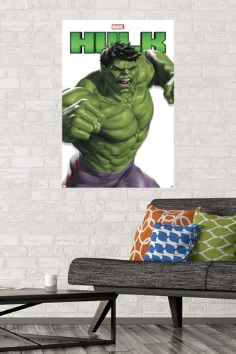 Miniatura 2 de Marvel Comics Hulk Feature Series - Póster de pared, 34 pulgadas de largo x 22.4 pulgadas de ancho, versión premium sin marco