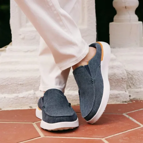 Miniatura 3 de OrthoComfoot Mocasines ortopédicos sin cordones para hombre zapatos para caminar con soporte del arco: pantuflas casuales para fascitis plantar