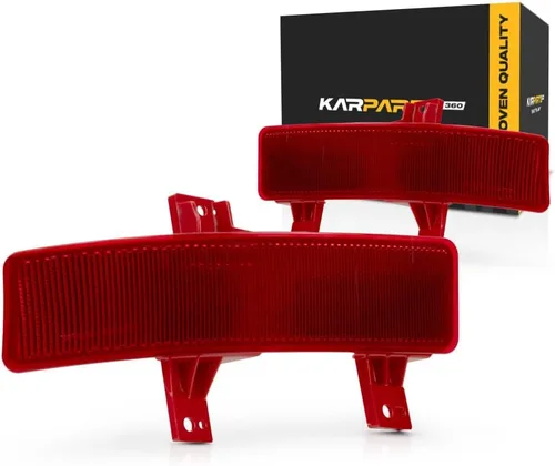 Reflector de parachoques para Honda CR-V 2020 2021 2022 lado del conductor y del pasajero | Par | Trasero | Lente roja | Plástico | Híbrido |