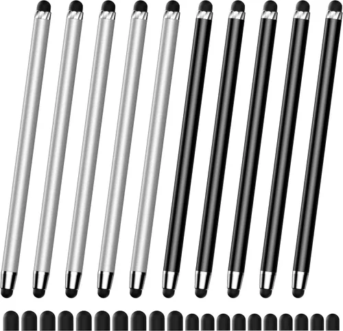 Miniatura 10 de DAXINGXING 40 piezas de puntas de goma de repuesto para lápiz capacitivo, alta sensibilidad y precisión, puntas de goma negras universales