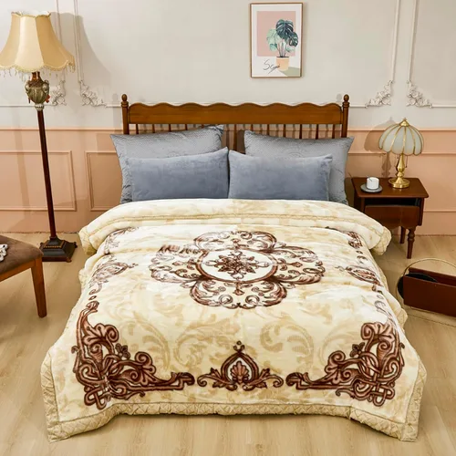 Miniatura 9 de LGYKUMEG Manta coreana con peso de 79 x 91 pulgadas, cálida manta de felpa de forro polar de invierno, súper suave y cálida, manta reversible de 2