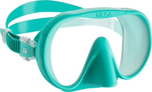Miniatura 2 de Cressi Máscara de buceo sin marco para adultos - Lente mono de visión ancha - bajo volumen interno - Silicona suave pura - Musa: diseñado en Italia