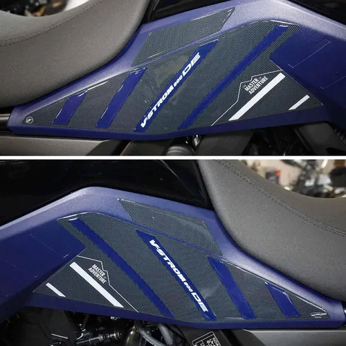 Miniatura 8 de labelbike - Pegatinas 3D para protecciones de asiento inferior de motocicleta compatibles con Suzuki V-Strom 800DE - Color Amarillo