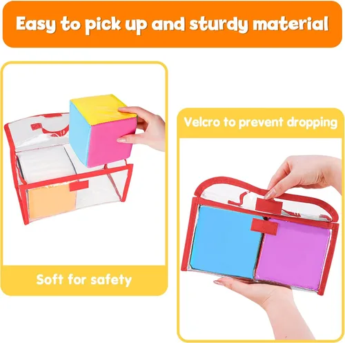 Miniatura 5 de Dados de juego educativo de bricolaje, cubos de bolsillo para enseñanza (juego de 2)