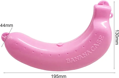 Miniatura 9 de Caja de almacenamiento de plátanos amarillos sin BPA para exteriores, mantiene fresco plátanos y protector de plátanos, bonita caja