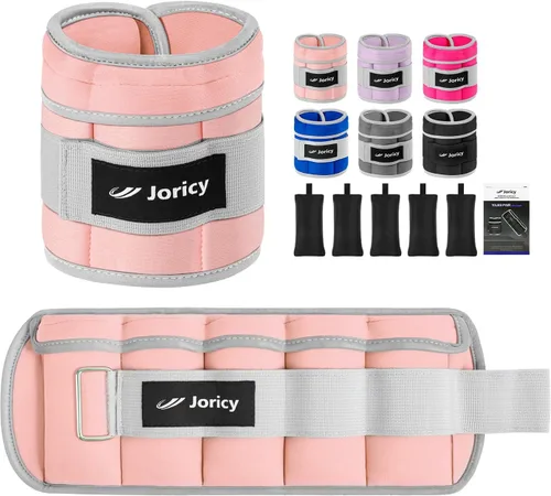 Miniatura 9 de Pesas de tobillo ajustables para mujeres y hombres de 1, 2, 4, 5, 6, 8, 10 libras, 1 par de pesas para piernas, muñeca, mano, brazo, pesas