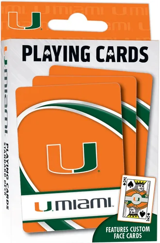 Miniatura 43 de Naipes de los patos de Oregon de la NCAA, 2.5" x 3.5