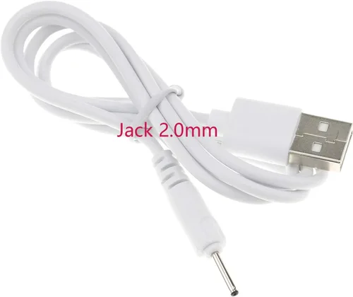 Miniatura 5 de Cable USB a CC de 0.079 in, auriculares USB a CC de 0.079 in 5 V adaptador de corriente (blanco, paquete de 2)