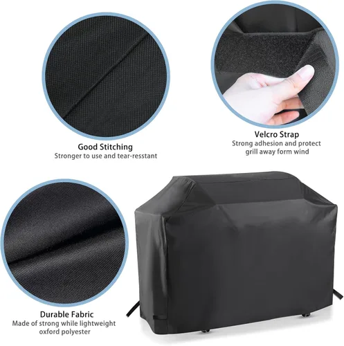 Miniatura 3 de Funda para parrilla Monument Grills Mesa 400M y Mesa 300, 53 pulgadas para 35000, 36000, resistente e impermeable, cubierta de barbacoa al aire libre