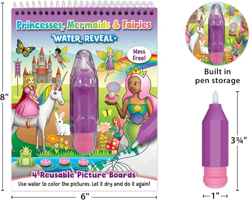 Miniatura 5 de Teacher Created Resources Princesas, sirenas y hadas revelación del agua (TCR21009)