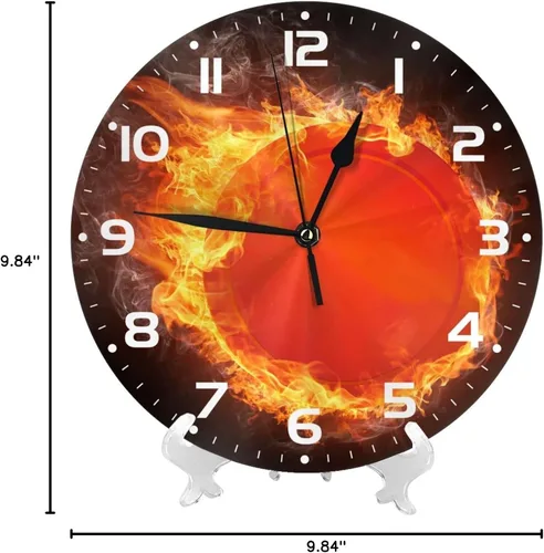 Miniatura 8 de Reloj de pared para niños y niñas, de 10 pulgadas, silencioso, sin tictac, fácil de leer, para niños, niñas, decorativo para habitación de niños