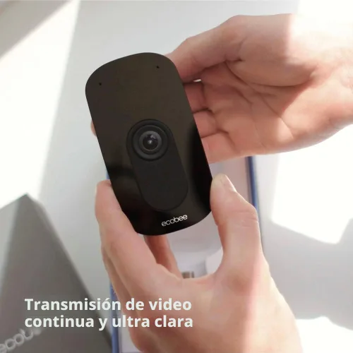 Miniatura 7 de ecobee Paquete de seguridad para el hogar con cámara de timbre inteligente (cable), sensor inteligente para puertas y ventanas y cámara inteligente