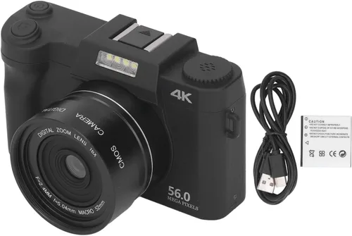 Miniatura 9 de Cámara digital compacta 4K para regalo, cámara de vlogging de enfoque automático de 56MP 16X, pantalla HD de 3.0 pulgadas, mini cámara DV de punto