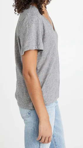 Miniatura 4 de Madewell Camiseta de algodón con cuello en V para mujer