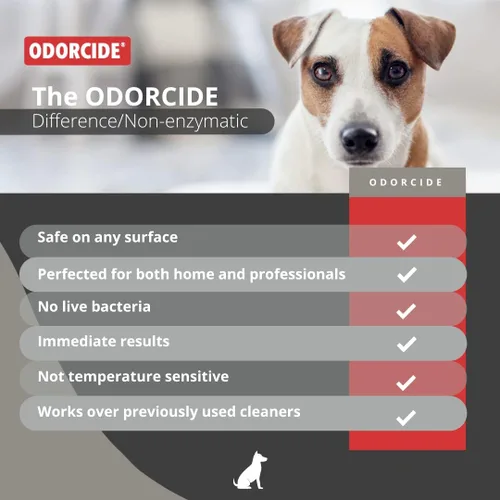 Miniatura 5 de Odorcide Eliminador de olores concentrado: eliminador de olores para olores fuertes en alfombras, madera dura y más, eliminador de humo, sudor