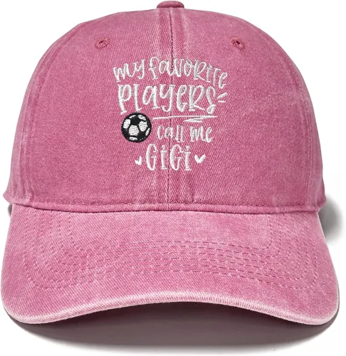 Miniatura 14 de Gorra de béisbol bordada ajustable para hombres y mujeres