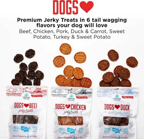 Miniatura 7 de Dulces para perros de pollo fabricados en los EE. UU. de Farmland Traditions, 3 lb