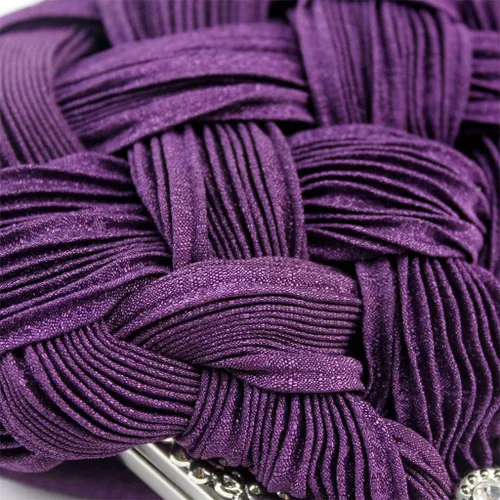 Miniatura 8 de Bolsa de embrague de tejido para cóctel, fiesta, boda, compromiso, noche