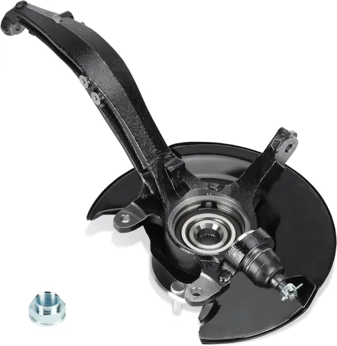 Miniatura 8 de Conjunto de Nudillo de Dirección y Cubo de Cojinete de Rueda Delantero Izquierdo Compatible con Honda Accord 2.4L Coupe sedan 2003-2007, Reemplazo