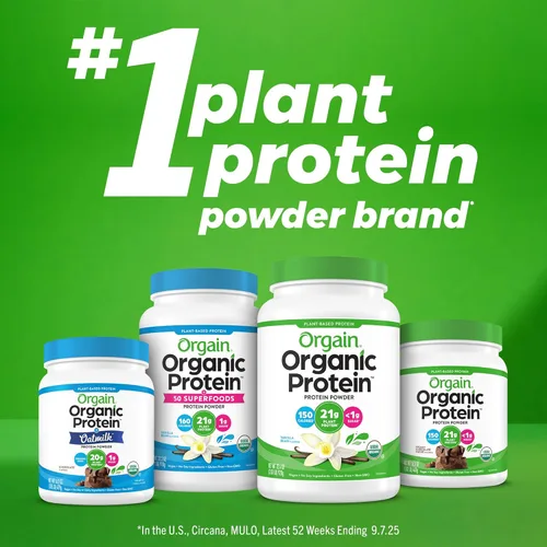 Miniatura 6 de Orgain polvo protéico orgánico a base de plantas, 3 Sabores, varios tamaños