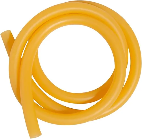 Tubo de goma de látex natural de 3/8 pulgadas (0.394 in) de diámetro interior x 9/16 pulgadas de diámetro exterior, tubo de aire altamente elástico
