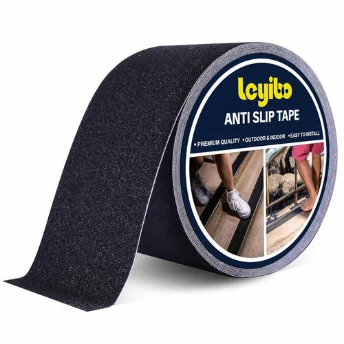 Miniatura 14 de Cinta antideslizante, cinta de agarre de 1 pulgada x 42 pies para escaleras al aire libre e interior, rollo antideslizante impermeable para peldaños