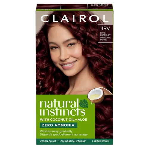 Miniatura 52 de Clairol Natural Instincts - Tinte semipermanente para el cabello, color negro azul 2BB, paquete de 1 unidad 2BB Azul Negro