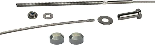 Miniatura 12 de 1/8" Cable Railing Kit for Wood Posts – 5 Ft Length – 316 Stainless Steel – No Crimping Required, Easy Install Deck Railing – No End Caps