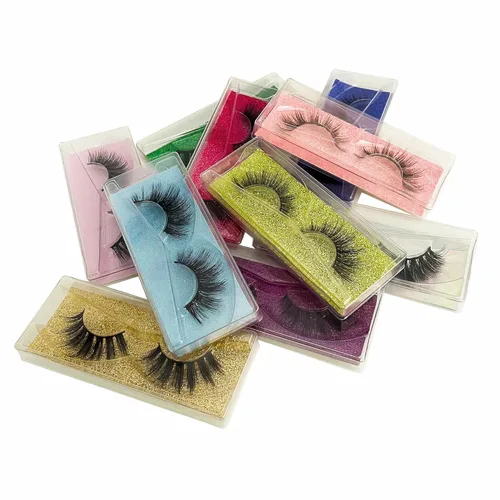 Miniatura 7 de Pestañas postizas MIKIWI - Paquete de 10 pestañas postizas de 0.47 a 0.78 pulgadas, pestañas de visón 5D falsas, pestañas de ojo de volumen natural