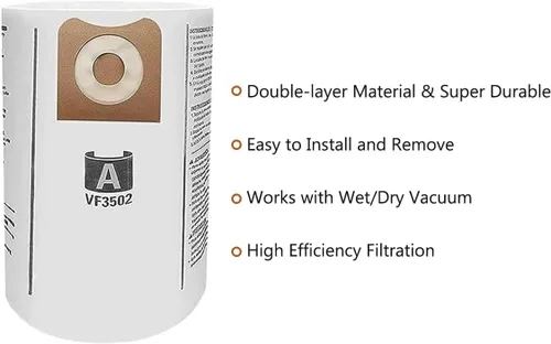 Miniatura 6 de Paquete de 2 filtros VF4000 para Ridgid Vac Wet Dry de 5-20 galones, apto para aspiradoras Husky de 6-9 galones WD5500 WD0671 RV2400A RV2600B