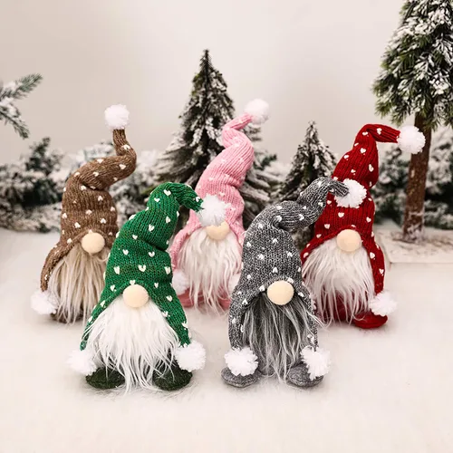 Miniatura 2 de Adorno de Elfo de Navidad, Adornos de Navidad, Regalos para el Día de Acción de Gracias, Gnomos Suecos de Felpa, Nisse, Tomte, Figuritas de Muñeca