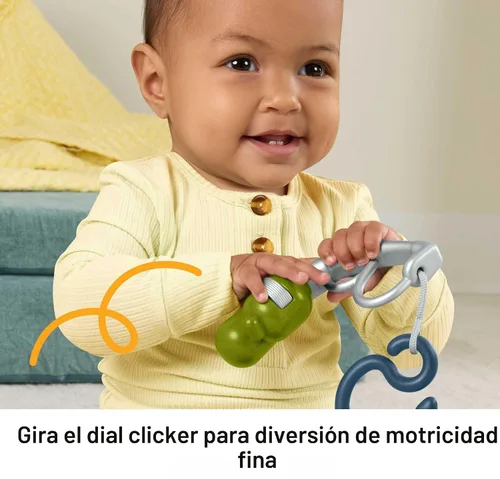 Miniatura 3 de Fisher-Price Baby Toys Mini Me Moments - Juego de pesca con carrete de 4 piezas, actividades sensoriales para el desarrollo del recién nacido a