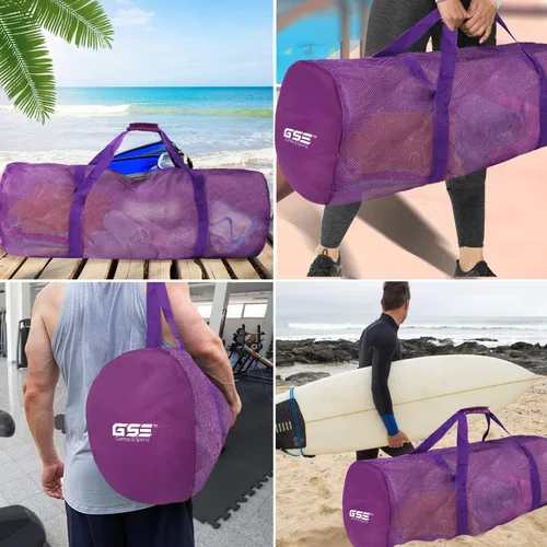 Miniatura 6 de Bolsa deportiva de malla grande de alta resistencia, bolsa seca, equipo de buceo, bolsa de buceo con cremallera. Ideal para entrenamiento de Varios