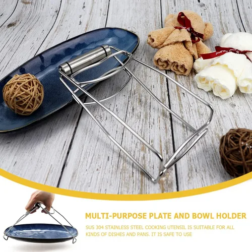 Miniatura 6 de DOERDO - Plato plegable de acero inoxidable, para cocina, hogar, restaurante, cocina