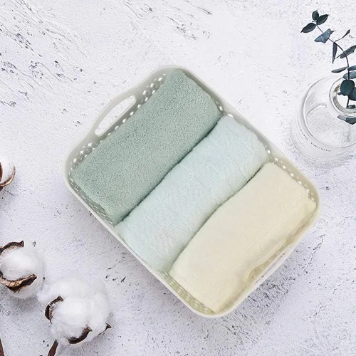 Miniatura 5 de Paquete de 6 cestas organizadoras pequeñas de plástico, color blanco