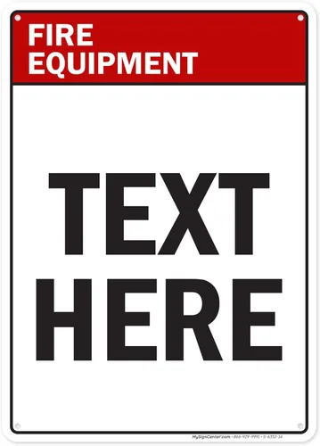 Miniatura 99 de Primer letrero de seguridad personalizado, letrero ANSI, compatible con Osha, 12 x 18 pulgadas, HDPE de 55 mil de grosor