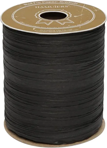 Miniatura 11 de Cinta de rafia para envoltura de regalos, cordel de papel de embalaje, cinta de manualidades hilo de rafia para crochet - 1/4 pulgadas de ancho, 100