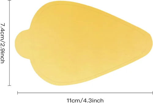 Miniatura 7 de 200 piezas de mini tablas para tartas, tableros de mousse en forma de hojas, mini bases para pasteles, cupcakes, postres, bandejas de cartón, base