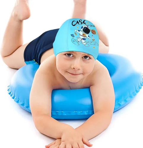Miniatura 6 de Geyoga 3 piezas de gorras de natación para niños y niñas, gorras de natación para niños de 2 a 12 años, gorro de natación para piscina, gorro