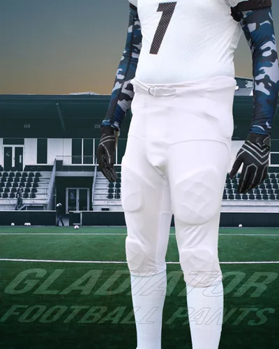Miniatura 6 de Exxact Sports Gladiator - Pantalones de fútbol integrados para hombre con almohadillas, pantalones de práctica de fútbol, pantalones de fútbol