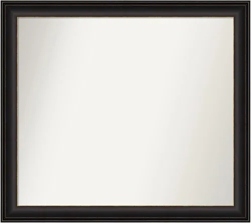 Miniatura 122 de Amanti Art Espejo de baño de bronce para sobre el fregadero, 24 x 24 pulgadas, espejo cuadrado de bronce Lara para tocador, marco de madera