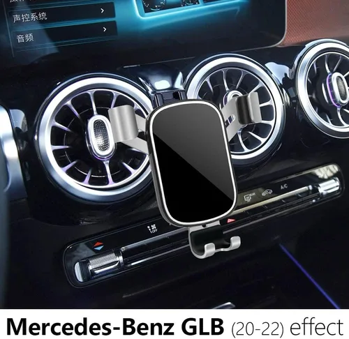 Miniatura 2 de LUNQIN - Soporte para teléfono de coche para Mercedes Benz Clase GLB 2020 2021 2022 2023 2024 2025 GLB250 AMG 35 4Matic y Benz EQB 2022-2025 250+