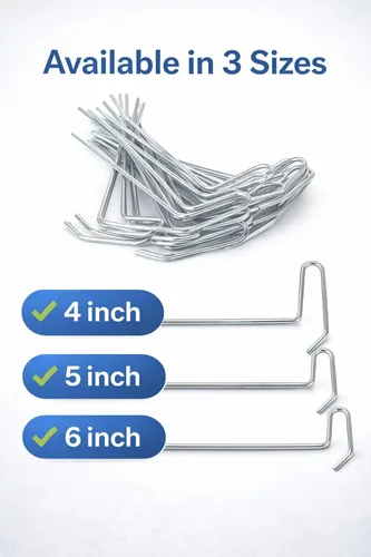 Miniatura 4 de Clip de rizoma galvanizado para olla de barro de 4 pulgadas, paquete de 25