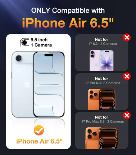 Miniatura 226 de Diaclara Funda diseñada para iPhone 16, mejorada [protección completa de la cámara], carcasa resistente de cuerpo completo con protector de pantalla