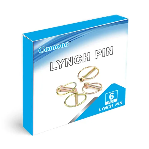 Miniatura 6 de Kit de surtido de 6 piezas de pasadores de chaveta 7/16 con anillo, pasador de chaveta resistente para tractores agrícolas, remolques, cortacésped