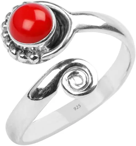 Miniatura 66 de Gemstone Stone Toe Ring 925 Sterling Silver Feet Body Jewellery Handame Toe Ring Gemstone Adjustable Toering For Girls Women Gift Jewellery